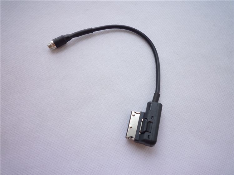 3.5mm Jack Female Aux Input Cable For Audi VW AMI MDI Media Music Interface