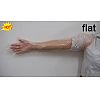 Arm length gloves-flat angle