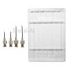 Copper large round knurled hub needles (8mm&9mm)