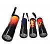 TA 115  Aluminium 9 LED Flashlight with Decorative Design