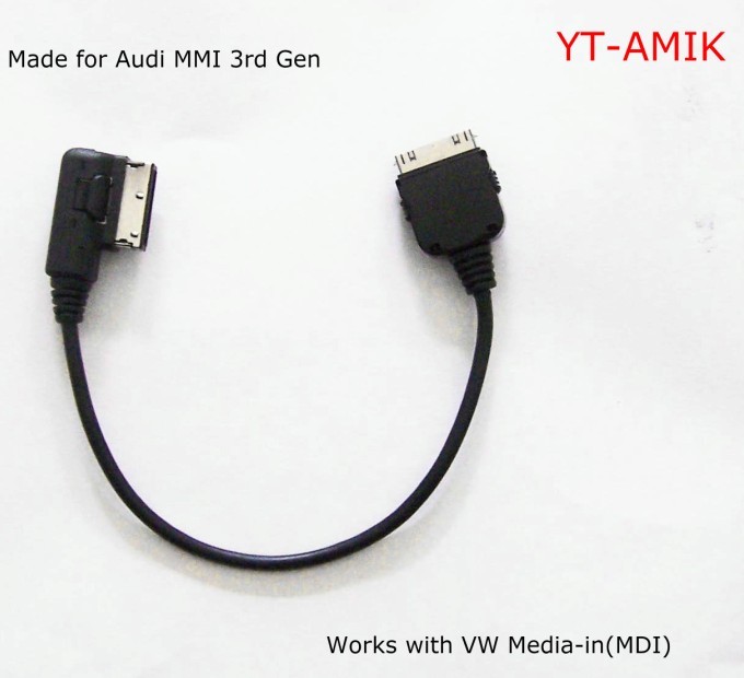 Kabel passend für Seat MDI Trinax RCD-510  MDI AMI MMI Interface Micro USB AUX 