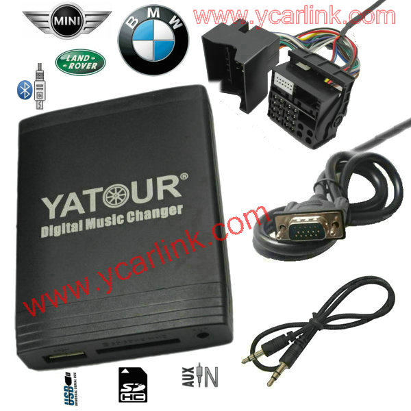 Yoper Bluetooth Adapter Compatibility with BMW Mini Cooper Aux 3.5 Cellphone Play HiFi Music