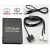 Digital CD changer for Toyota Small 6+6 plug(USB SD AUX adapter interface) with CD changer