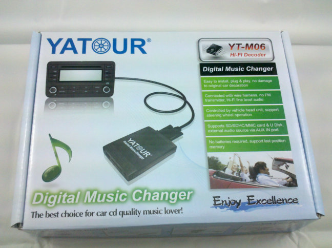 Yatour Bluetooth Car Adapter CD Changer For Alpine M-Bus Radio USB Charging  /Aux