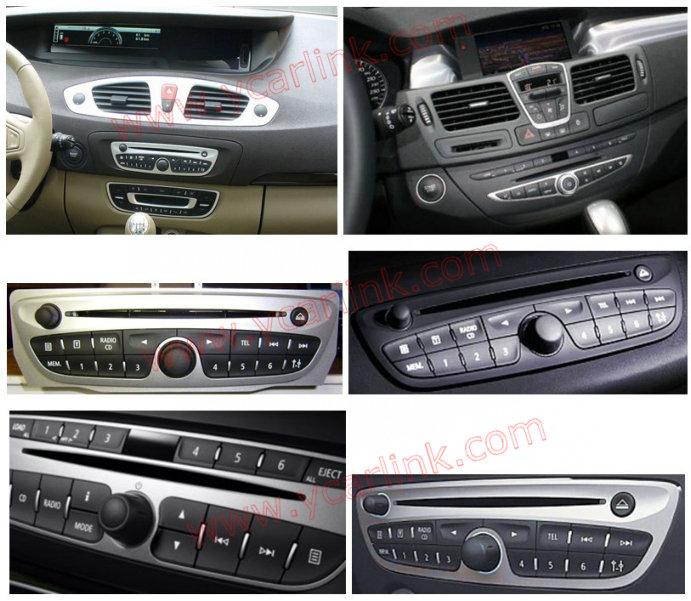 USB SD MP3 AUX In Interface CD Wechsler Adapter für Renault Original Radio 2009